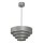 Kattokruunu johdossa RINGS 1xE27/15W/230V harmaa