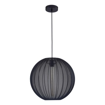 Kattokruunu johdossa SENSAI 1xE27/20W/230V halkaisija 40 cm musta