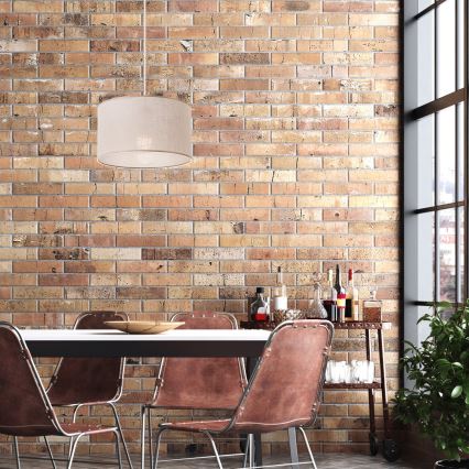 Kattokruunu johdossa SIRJA 1xE27/60W/230V beige