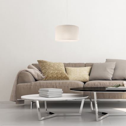 Kattokruunu johdossa SIRJA 1xE27/60W/230V kermainen