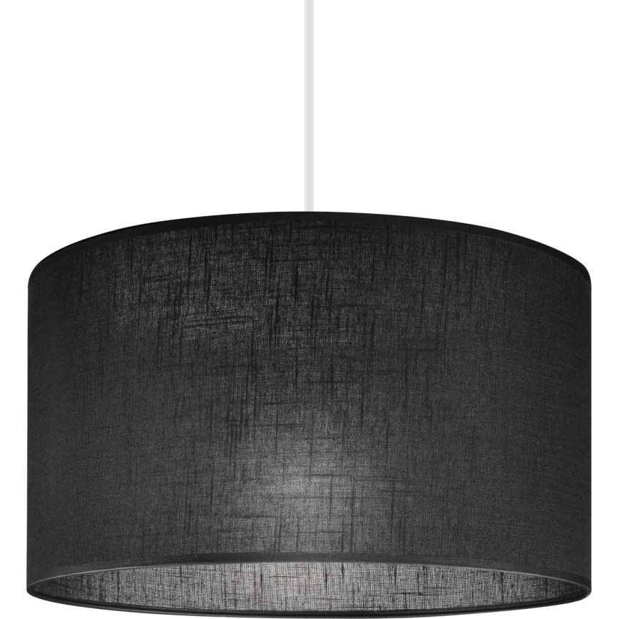 Kattokruunu johdossa SIRJA 1xE27/60W/230V musta