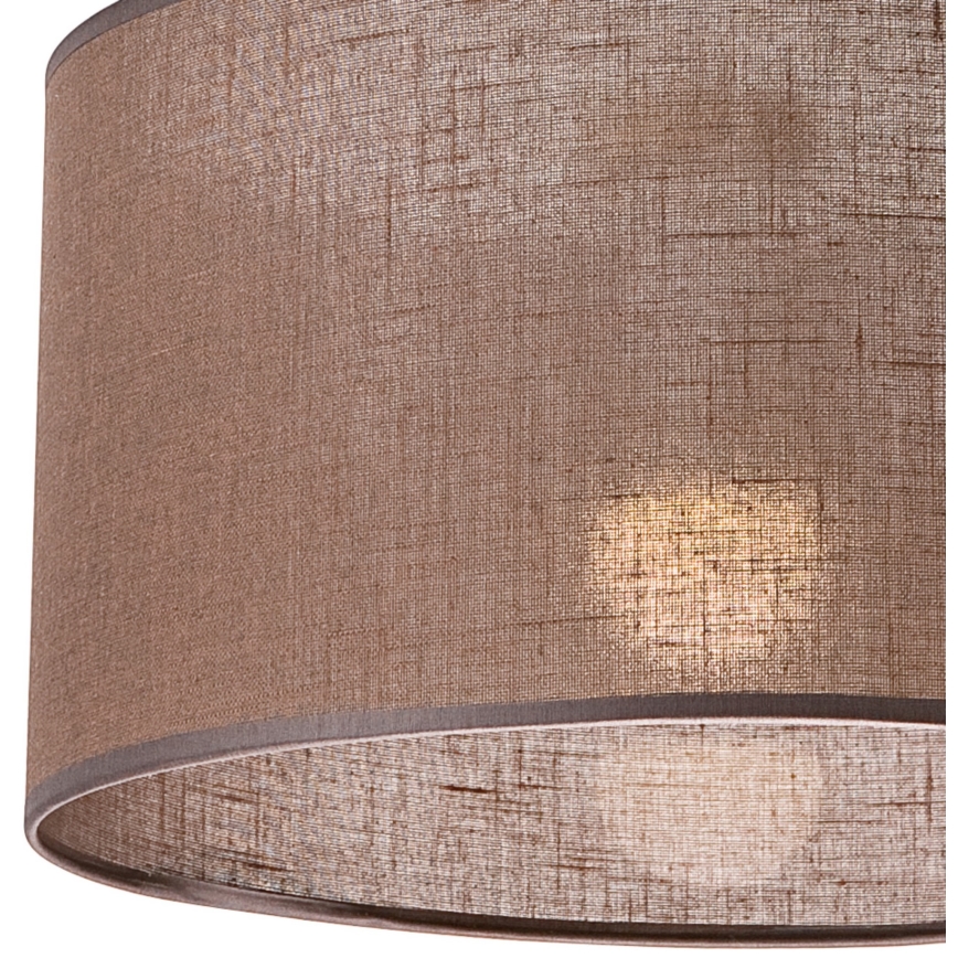 Kattokruunu johdossa SIRJA 1xE27/60W/230V ruskea