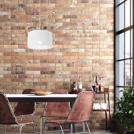 Kattokruunu johdossa SIRJA 1xE27/60W/230V valkoinen