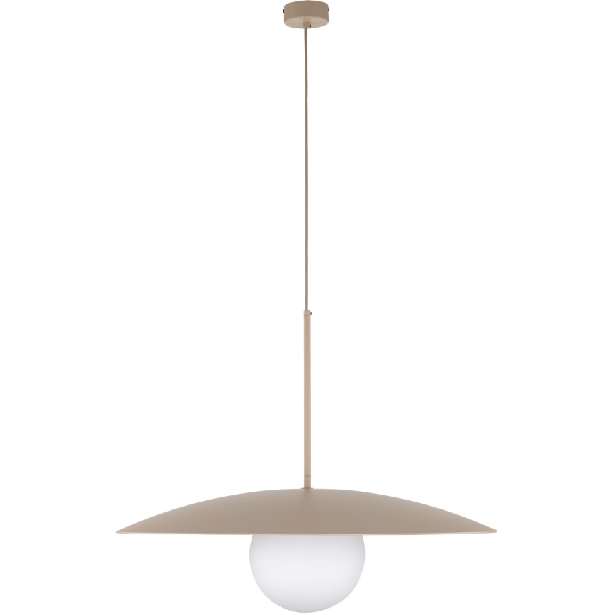 Kattokruunu johdossa SLATE 1xE27/15W/230V halkaisija 65 cm beige