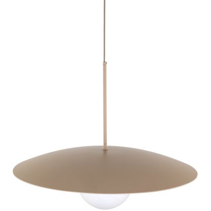 Kattokruunu johdossa SLATE 1xE27/15W/230V halkaisija 65 cm beige