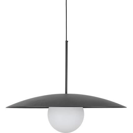 Kattokruunu johdossa SLATE 1xE27/15W/230V halkaisija 65 cm musta