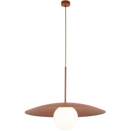 Kattokruunu johdossa SLATE 1xE27/15W/230V halkaisija 65 cm tiili