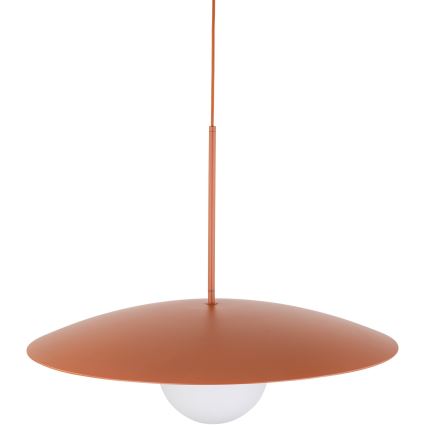 Kattokruunu johdossa SLATE 1xE27/15W/230V halkaisija 65 cm tiili