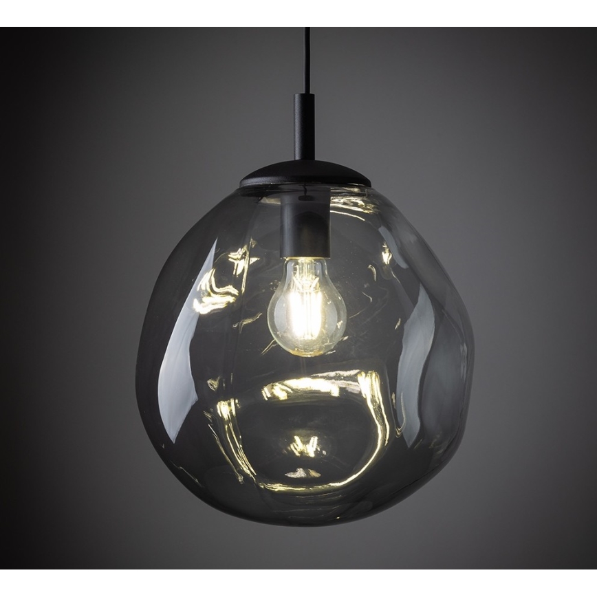 Kattokruunu johdossa SOL 1xE27/60W/230V musta