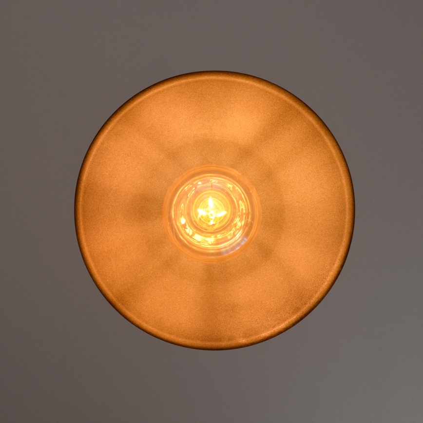 Kattokruunu johdossa SORAPIS 1xE27/15W/230V musta