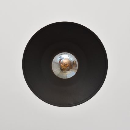 Kattokruunu johdossa SORAPIS 1xE27/15W/230V musta