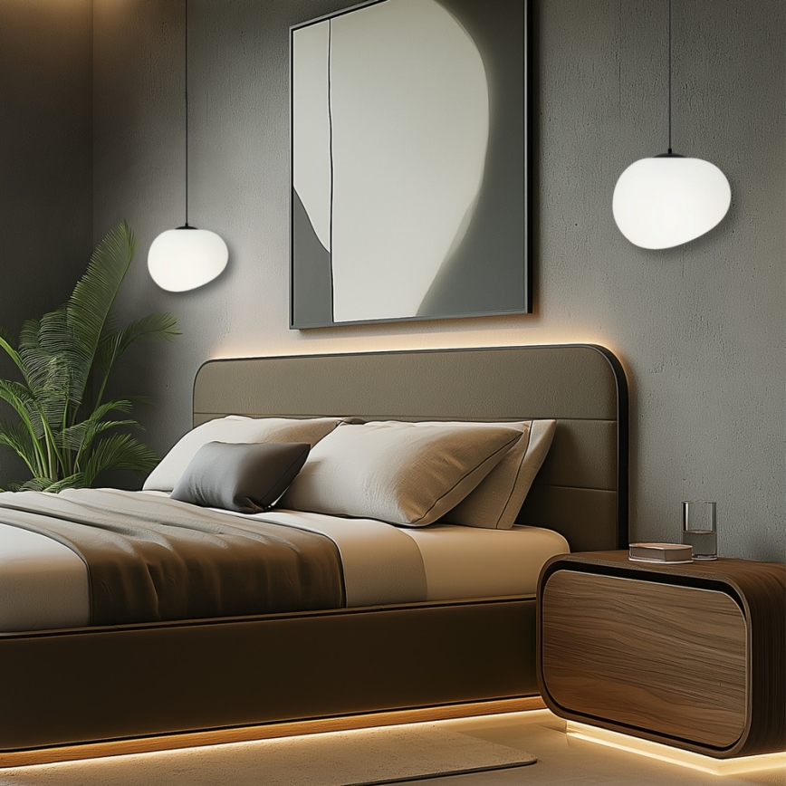 Kattokruunu johdossa STONES 1xE27/40W/230V halkaisija 25 cm