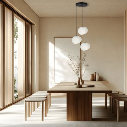 Kattokruunu johdossa STONES 3xE27/40W/230V