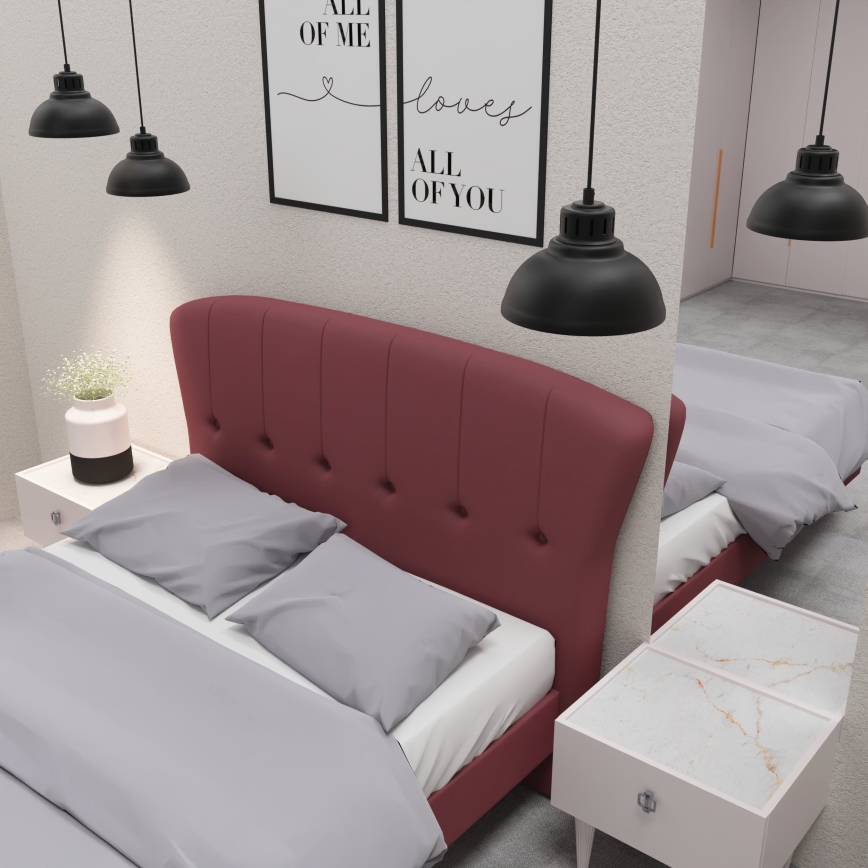 Kattokruunu johdossa SVEN 1xE27/15W/230V musta