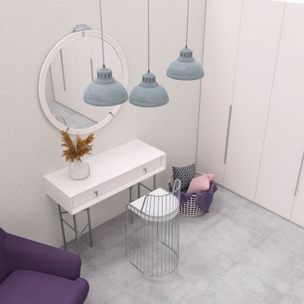 Kattokruunu johdossa SVEN 3xE27/15W/230V harmaa