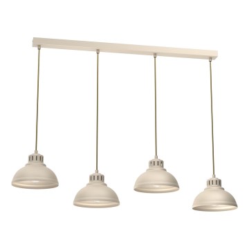 Kattokruunu johdossa SVEN 4xE27/15W/230V beige