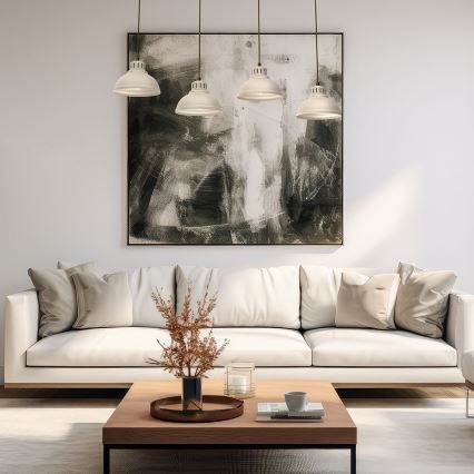 Kattokruunu johdossa SVEN 4xE27/15W/230V beige