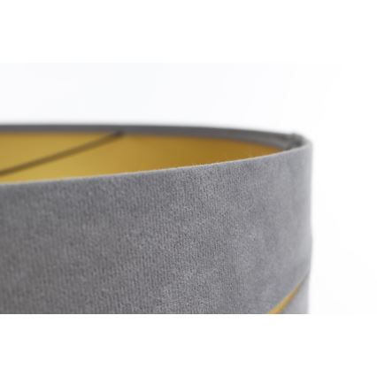 Kattokruunu johdossa SWING 1xE27/60W/230V harmaa/kulta