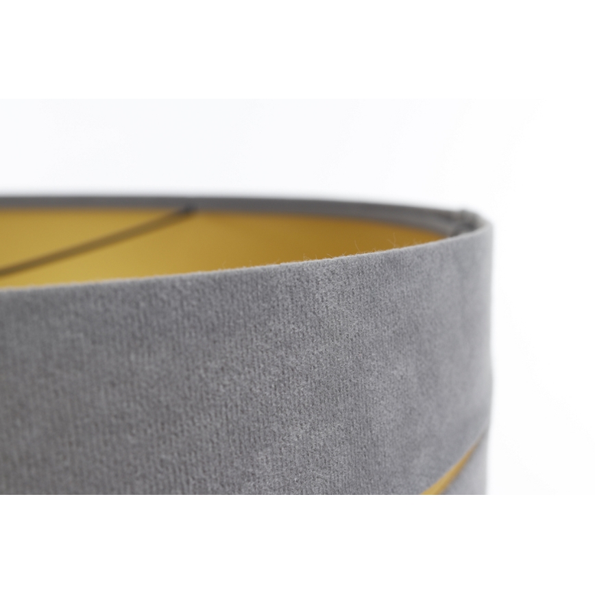 Kattokruunu johdossa SWING 1xE27/60W/230V harmaa/kulta