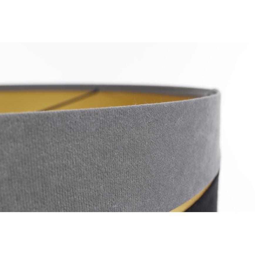 Kattokruunu johdossa SWING 1xE27/60W/230V musta/harmaa/kulta