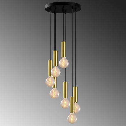 Kattokruunu johdossa TEMPO 7xE27/40W/230V