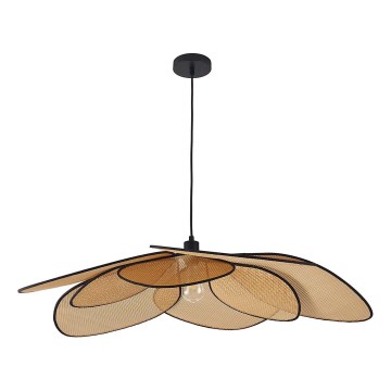 Kattokruunu johdossa TOBAGO 1xE27/20W/230V halkaisija 100 cm beige