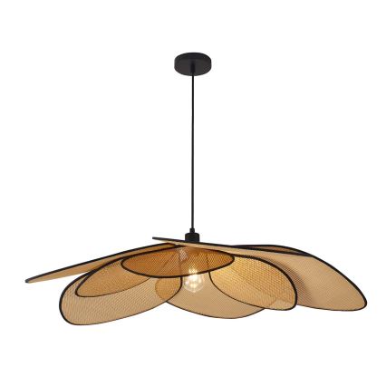 Kattokruunu johdossa TOBAGO 1xE27/20W/230V halkaisija 100 cm beige