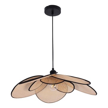 Kattokruunu johdossa TOBAGO 1xE27/20W/230V halkaisija 60 cm beige