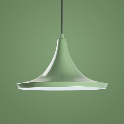 Kattokruunu johdossa TOM 1xE27/40W/230V vihreä