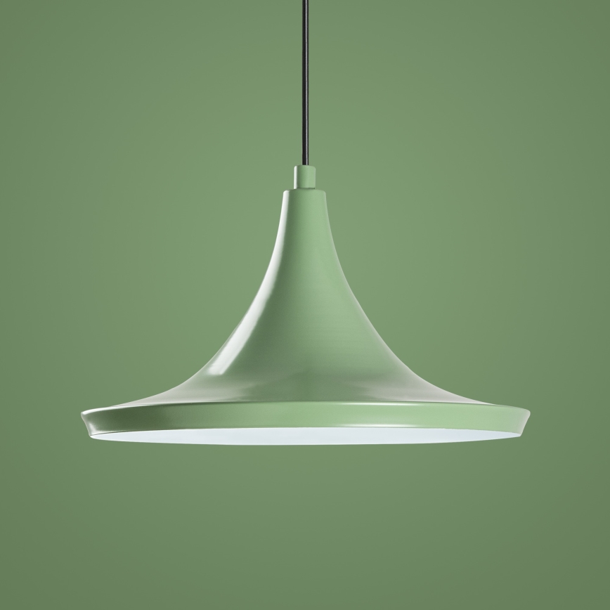 Kattokruunu johdossa TOM 1xE27/40W/230V vihreä