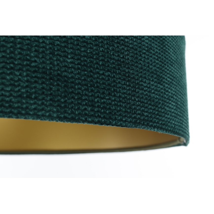 Kattokruunu johdossa TWIST 1xE27/60W/230V vihreä/kulta