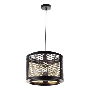 Kattokruunu johdossa VITO 1xE27/40W/230V musta