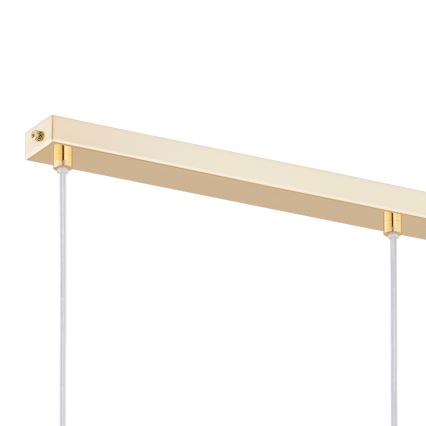 Kattokruunu johdossa VOLDA 3xE27/60W/230V messinki