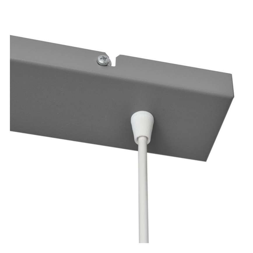 Kattokruunu johdossa VOLTA 2xE27/15W/230V harmaa