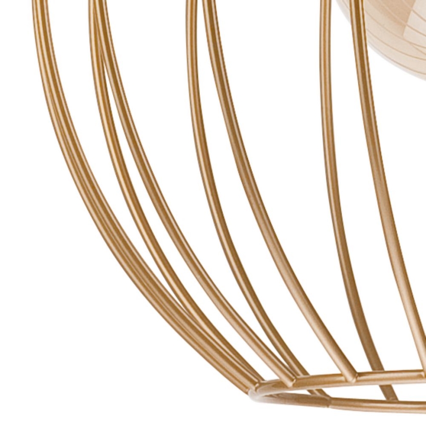 Kattokruunu johdossa ZOYA 1xE27/60W/230V messinki