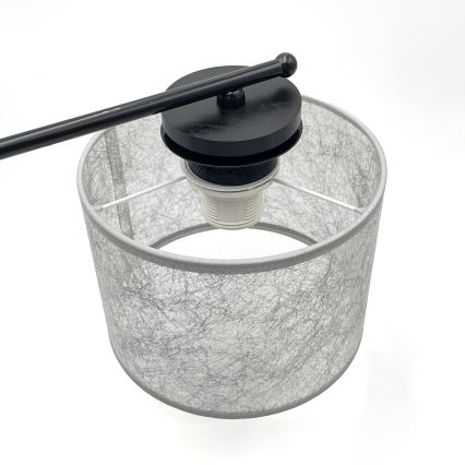 Kattokruunu ketjukiinnityksellä ROSA 5xE27/60W/230V musta/harmaa