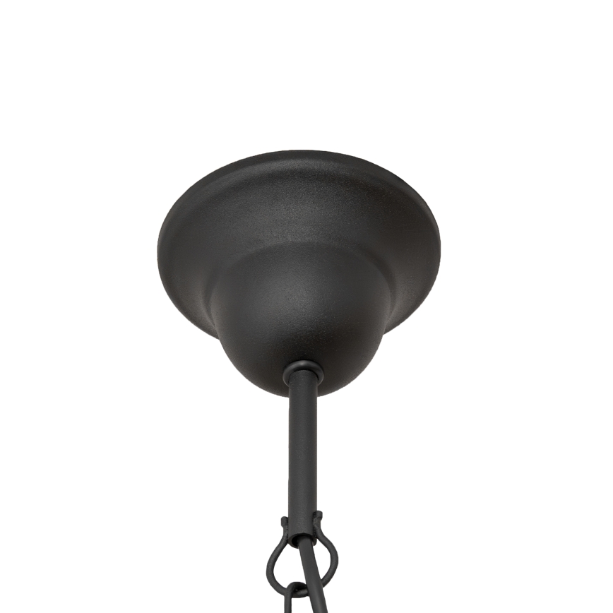 Kattokruunu ketjulla MALBO 8xE14/10W/230V musta