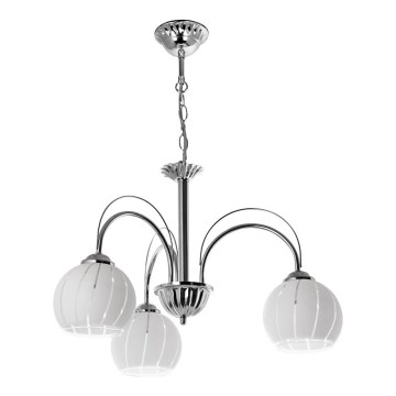 Kattokruunu ketjussa 3xE27/60W/230V