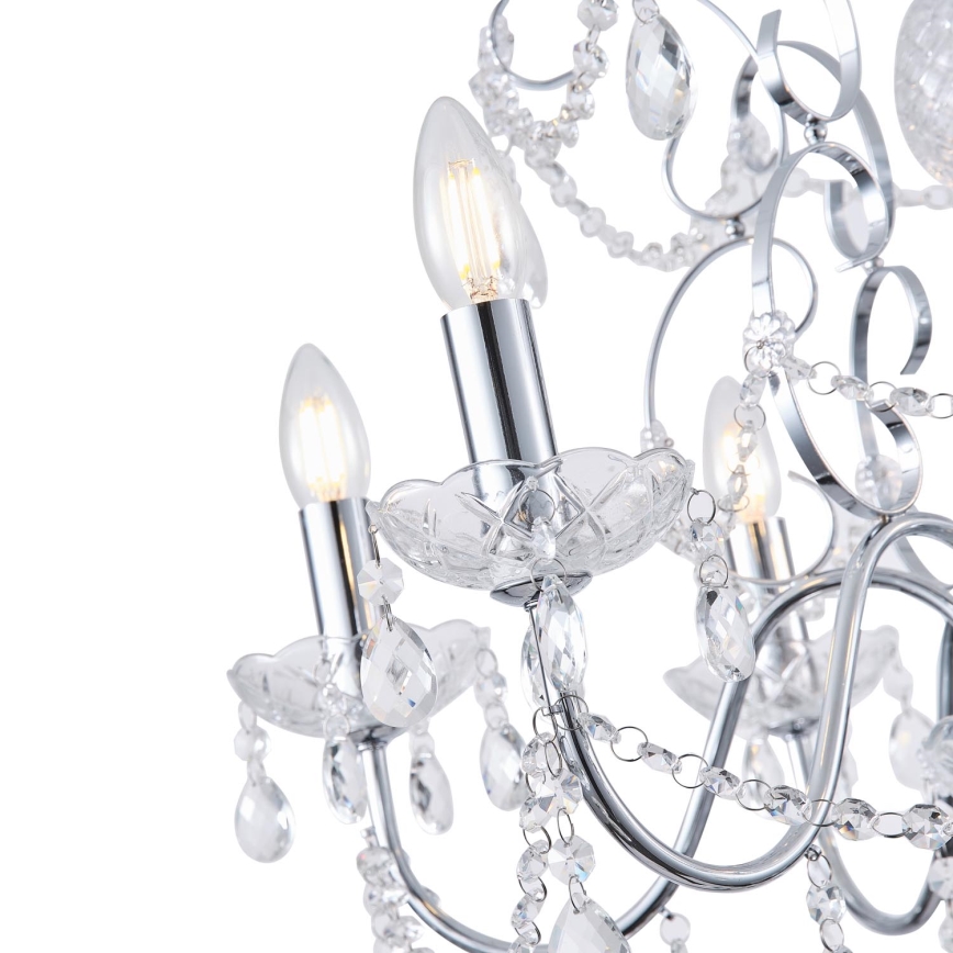 Kattokruunu ketjussa 6xE14/15W/230V