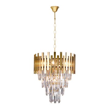 Kattokruunu ketjussa ASPEN GOLD 9xE14/40W/230V
