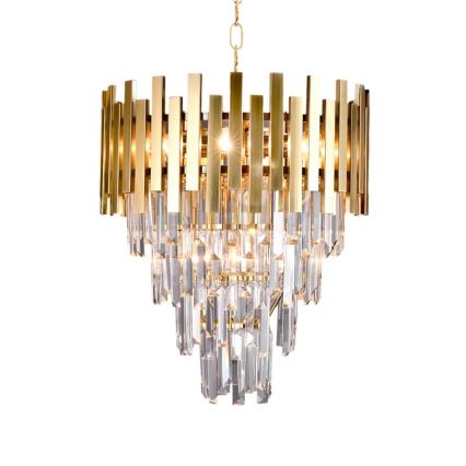 Kattokruunu ketjussa ASPEN GOLD 9xE14/40W/230V