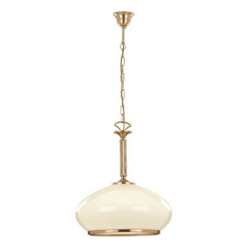 Kattokruunu ketjussa ASTORIA 1xE27/15W/230V kulta