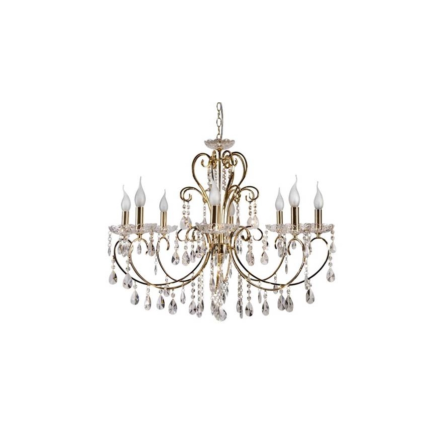 Kattokruunu ketjussa AURORA 8xE14/40W/230V