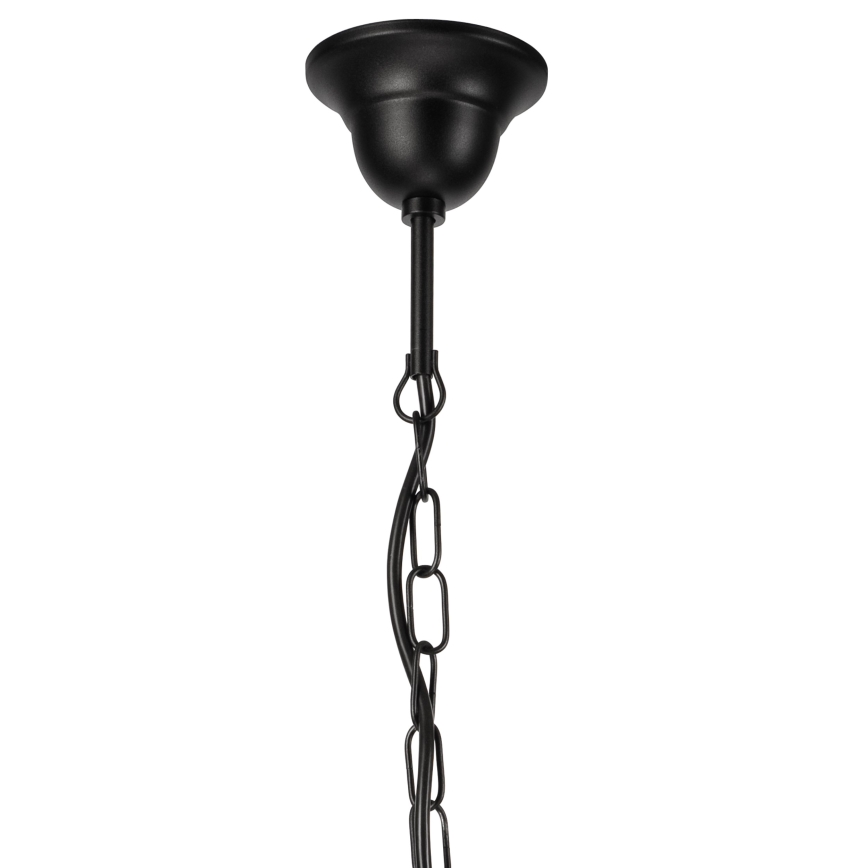 Kattokruunu ketjussa DONATO 3xE14/40W/230V musta