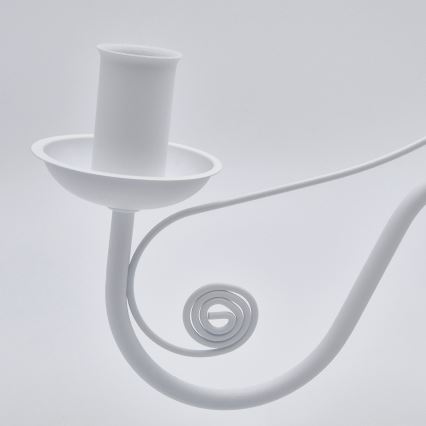 Kattokruunu ketjussa DONATO 3xE14/40W/230V valkoinen