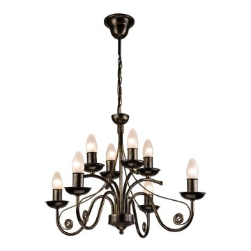 Kattokruunu ketjussa DONATO 8xE14/40W/230V