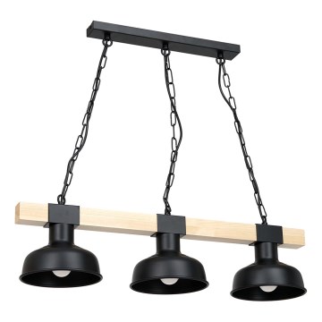 Kattokruunu ketjussa FARO 3xE27/60W/230V