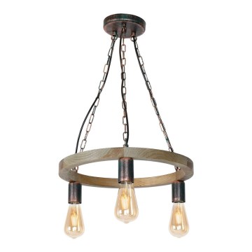 Kattokruunu ketjussa HAKON 3xE27/60W/230V