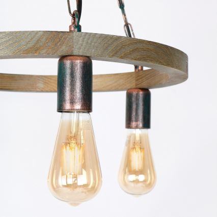 Kattokruunu ketjussa HAKON 3xE27/60W/230V