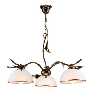 Kattokruunu ketjussa KALIA 3xE27/60W/230V